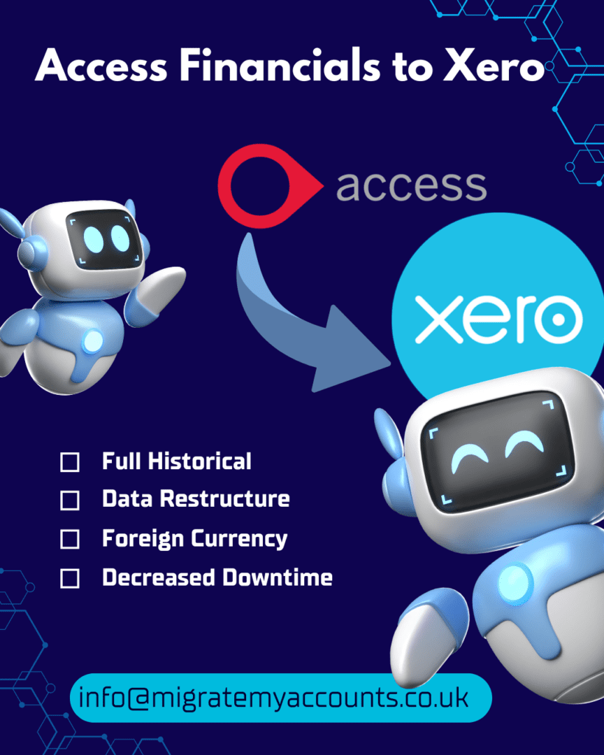 Access Financials to Xero migration
