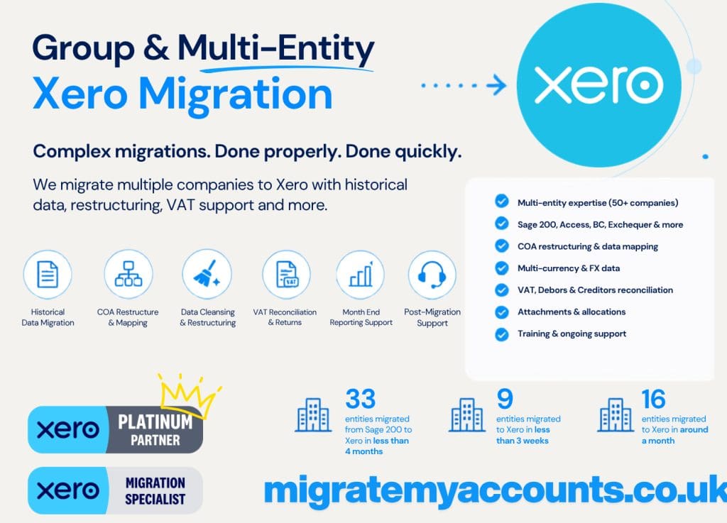 Group xero migration