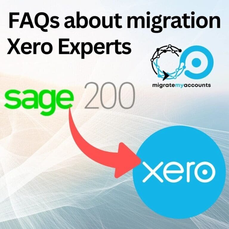 FAQS Sage200 to Xero