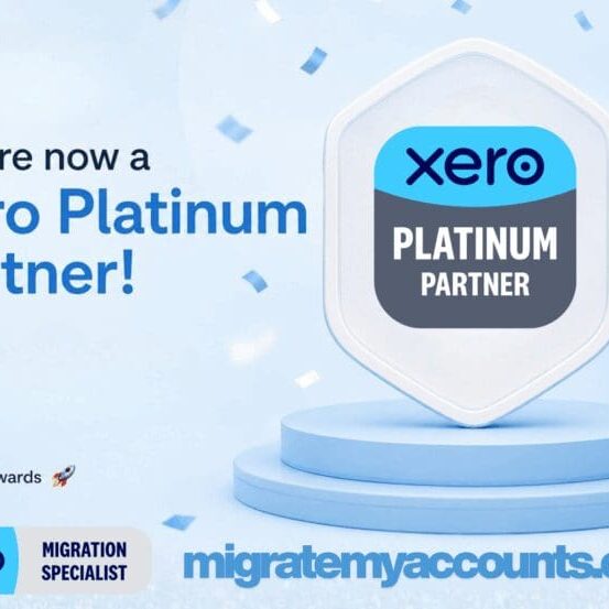 Migrate my accounts xero platinum partner